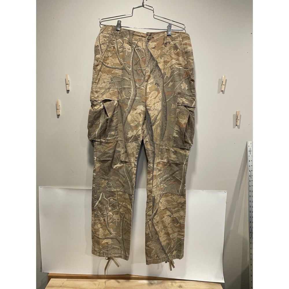 Cabela's Pants Men's Medium Camo Cargo Hunting Outdoor Camouflage